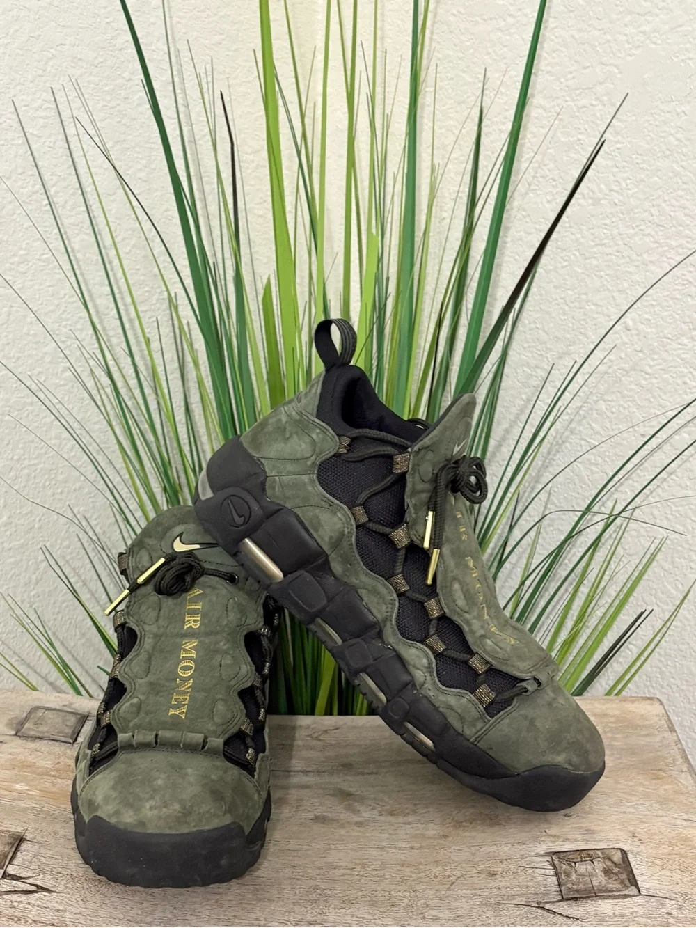 Nike Air More Money QS Dollar Sneakers